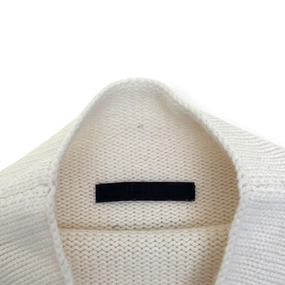 FEAR OF GOD MOCK NECK KNIT SWEATER CREAM XL | XL, Cream