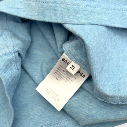BALENCIAGA BB LOGO T-SHIRT LIGHT BLUE XL | XL, Blue