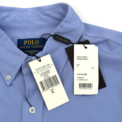 POLO RALPH LAUREN FEATHERWEIGHT MESH SHIRT BLUE XL | XL, Blue