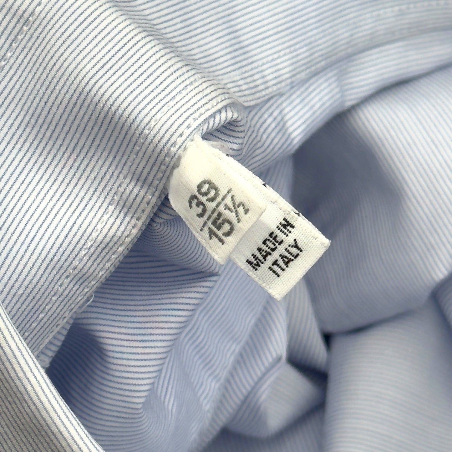 LANVIN STRIPED COTTON SHIRT BLUE 15.5 / M | Medium, Blue
