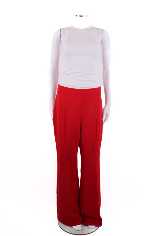 Nadine Merabi Flare Trousers Red 12 | O/S, Red