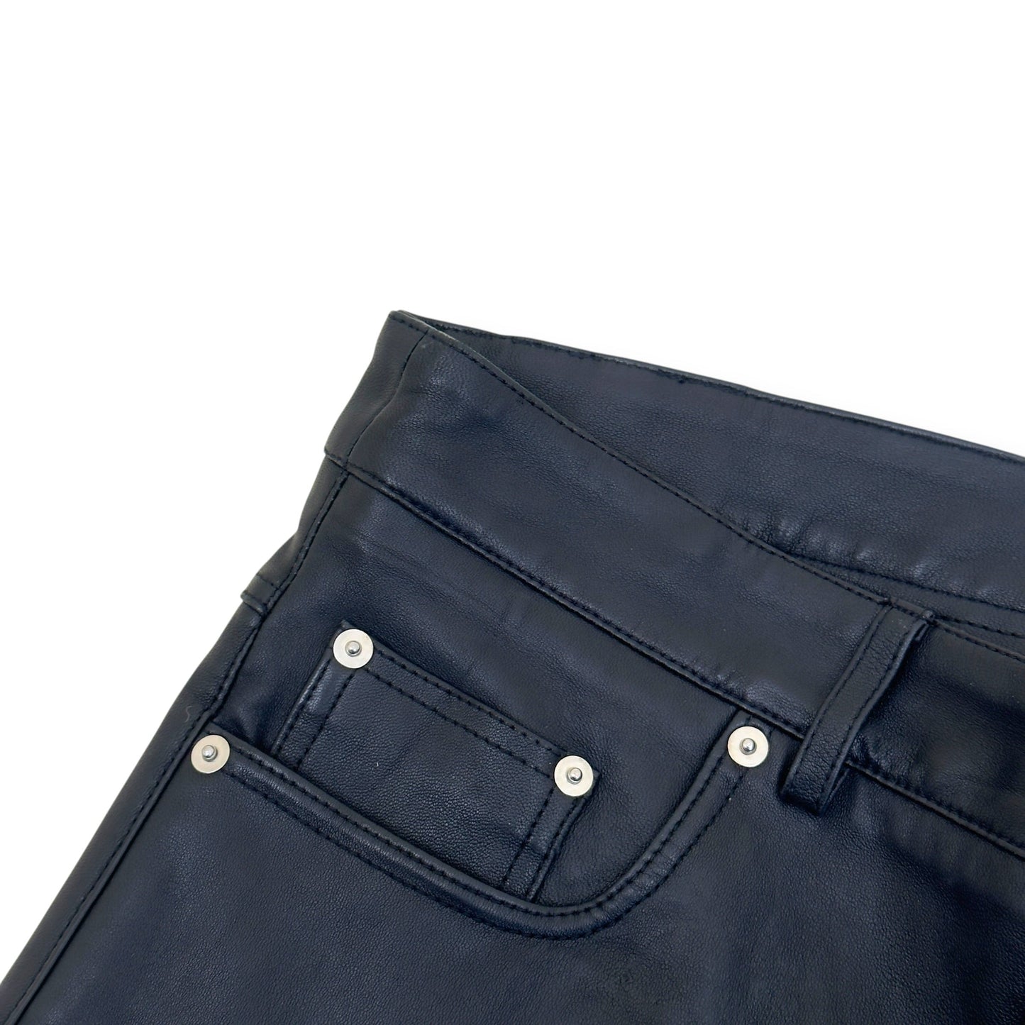 1017 ALYX 9SM LEATHER TROUSERS BLACK 50 / M | Medium, Black