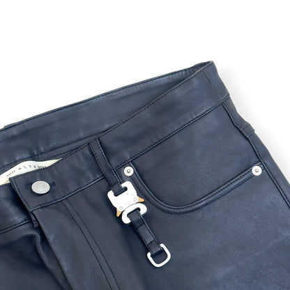 1017 ALYX 9SM LEATHER TROUSERS BLACK 50 / M | Medium, Black