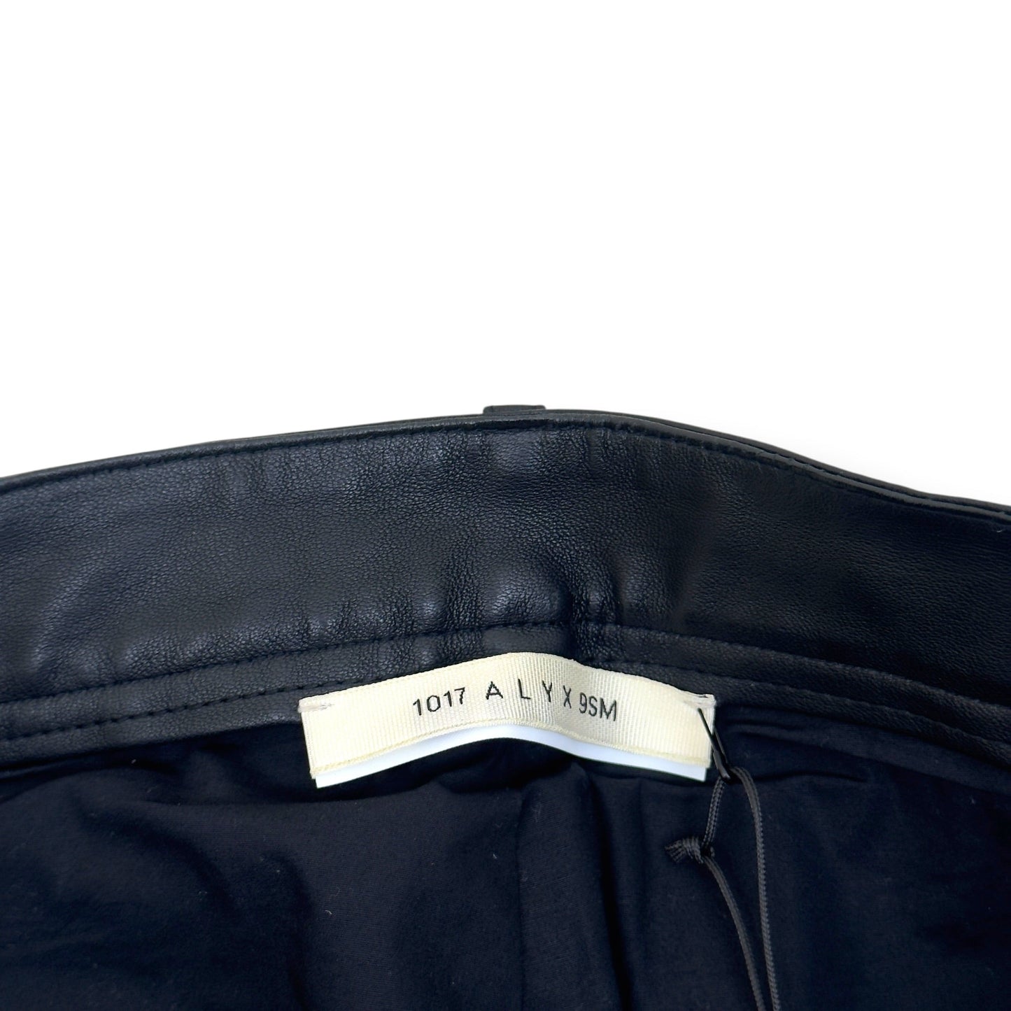 1017 ALYX 9SM LEATHER TROUSERS BLACK 50 / M | Medium, Black
