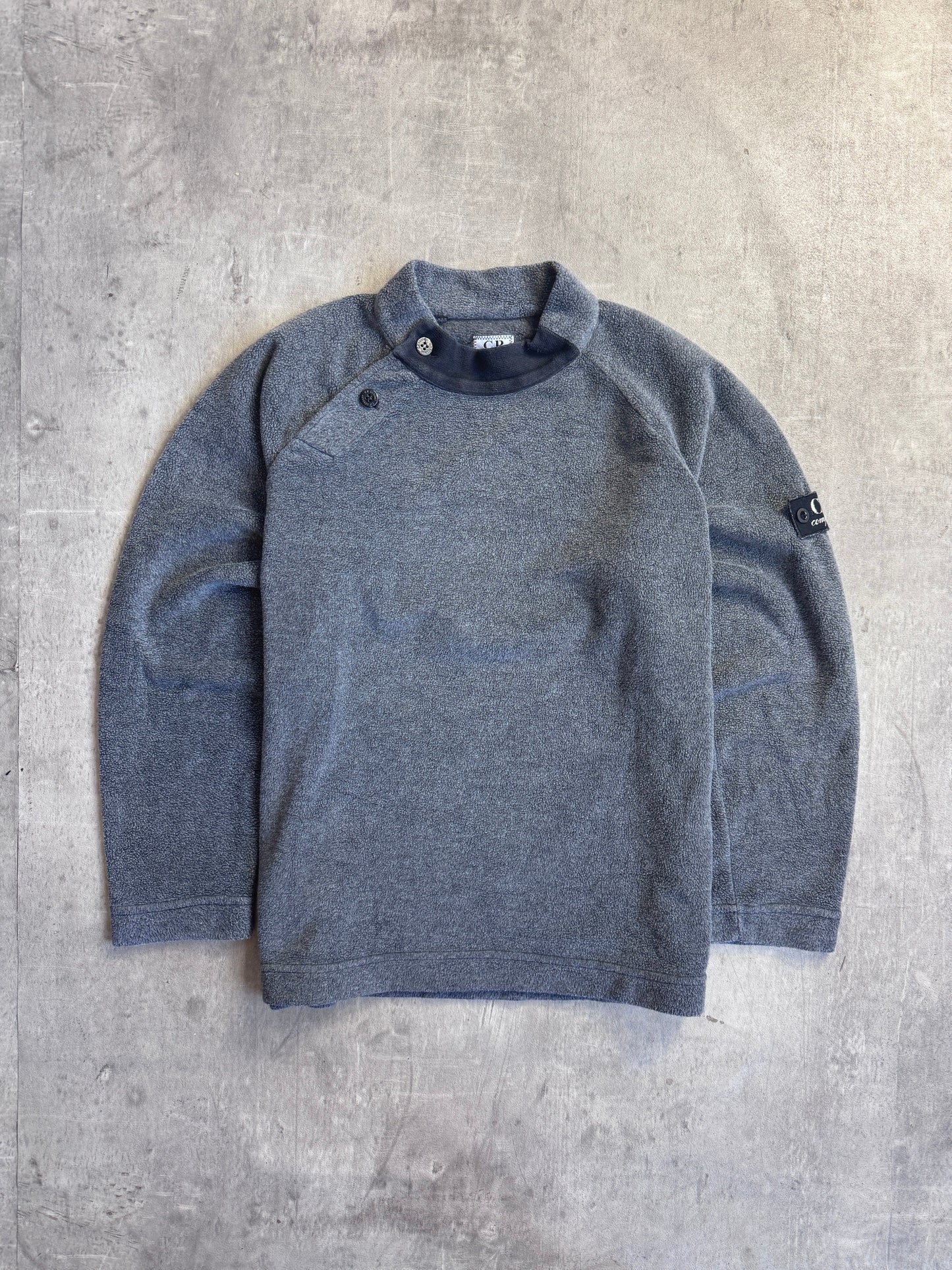 A/W 2000 C.P. Company Grey Fleece Sweater