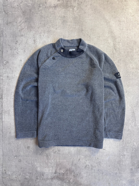 A/W 2000 C.P. Company Grey Fleece Sweater