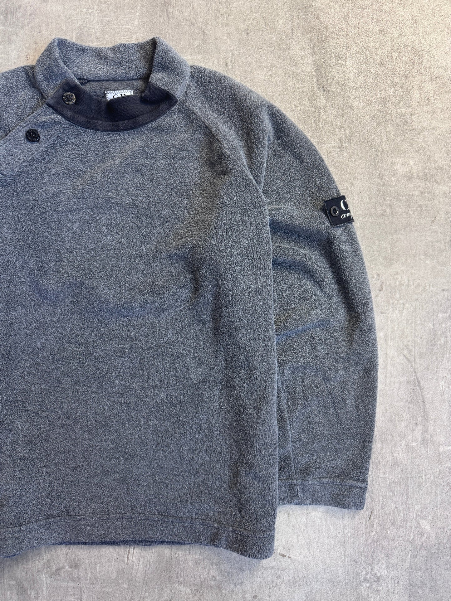 A/W 2000 C.P. Company Grey Fleece Sweater