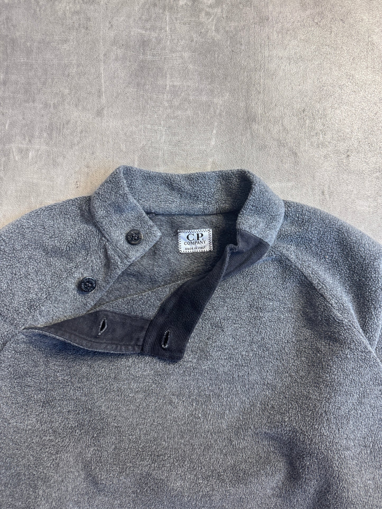 A/W 2000 C.P. Company Grey Fleece Sweater