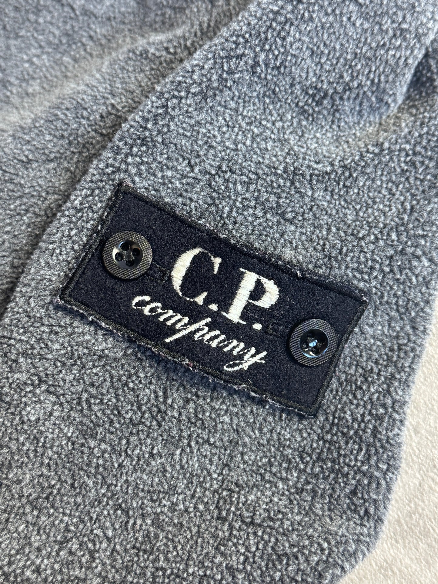 A/W 2000 C.P. Company Grey Fleece Sweater
