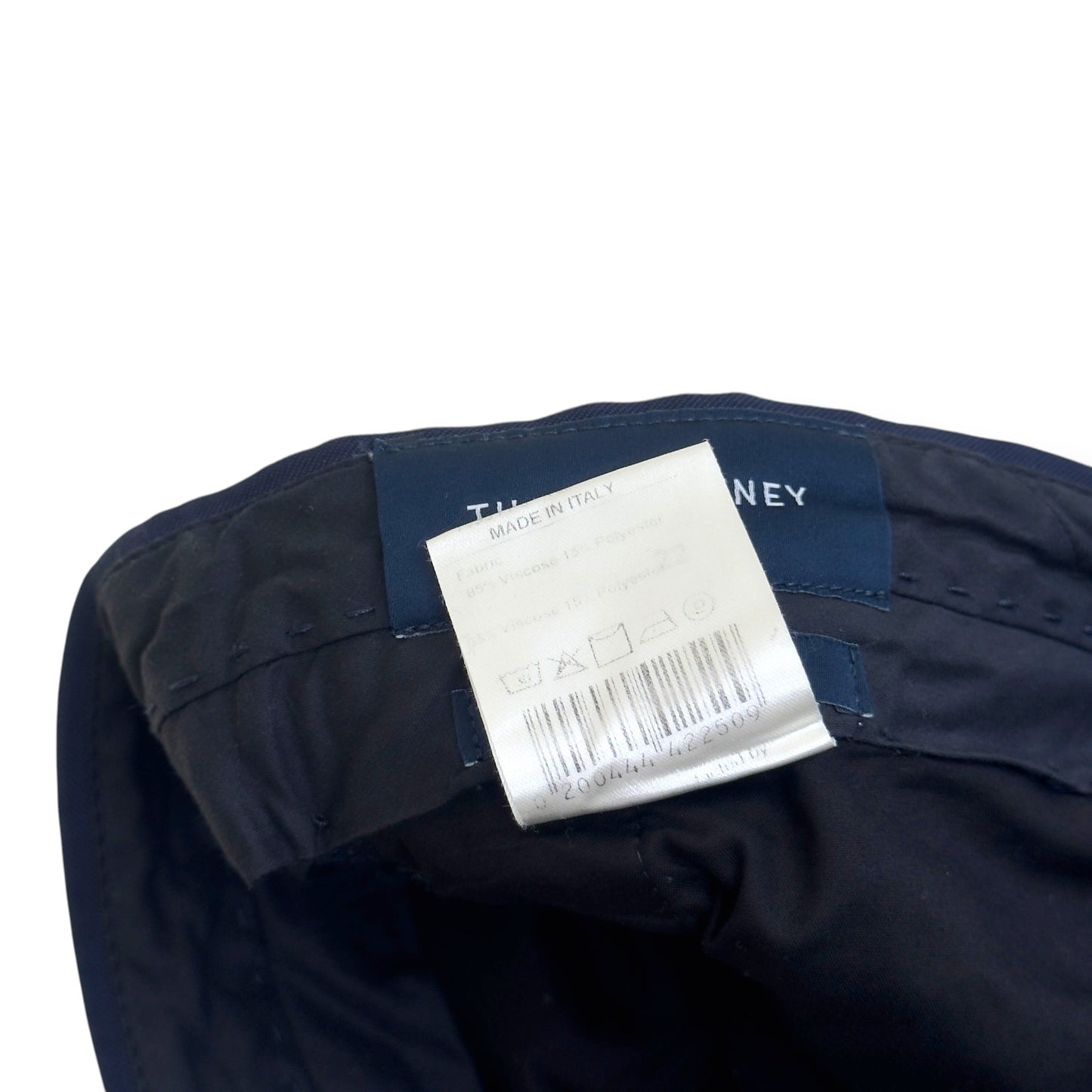 THOM SWEENEY TAILORED STRAIGHT LEG TROUSERS NAVY 50 / M | Medium, Navy