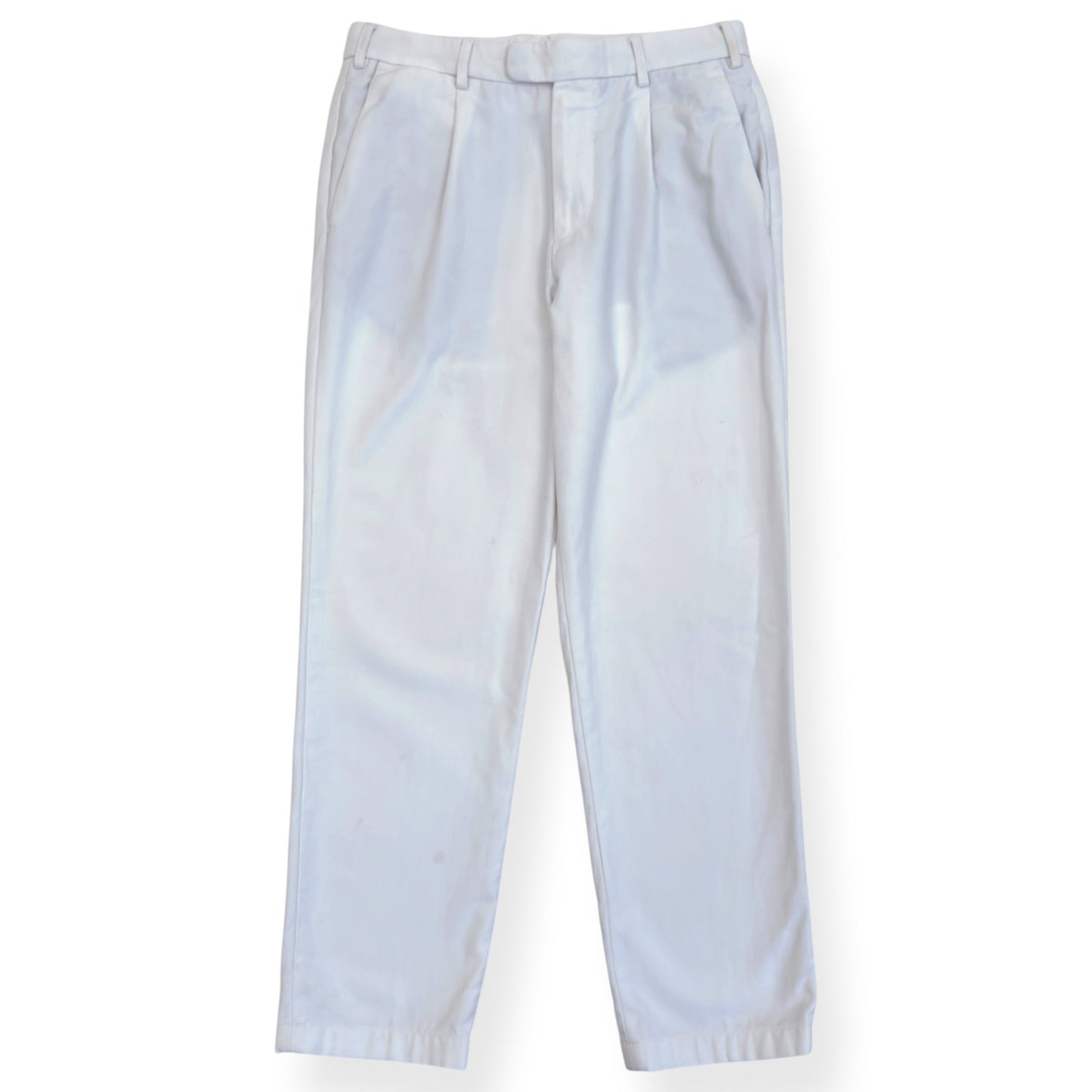 THOM SWEENEY TAILORED TROUSERS WHITE 50 / M | Medium, Red
