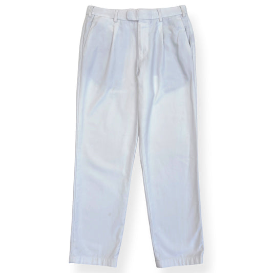 THOM SWEENEY TAILORED TROUSERS WHITE 50 / M | Medium, Red