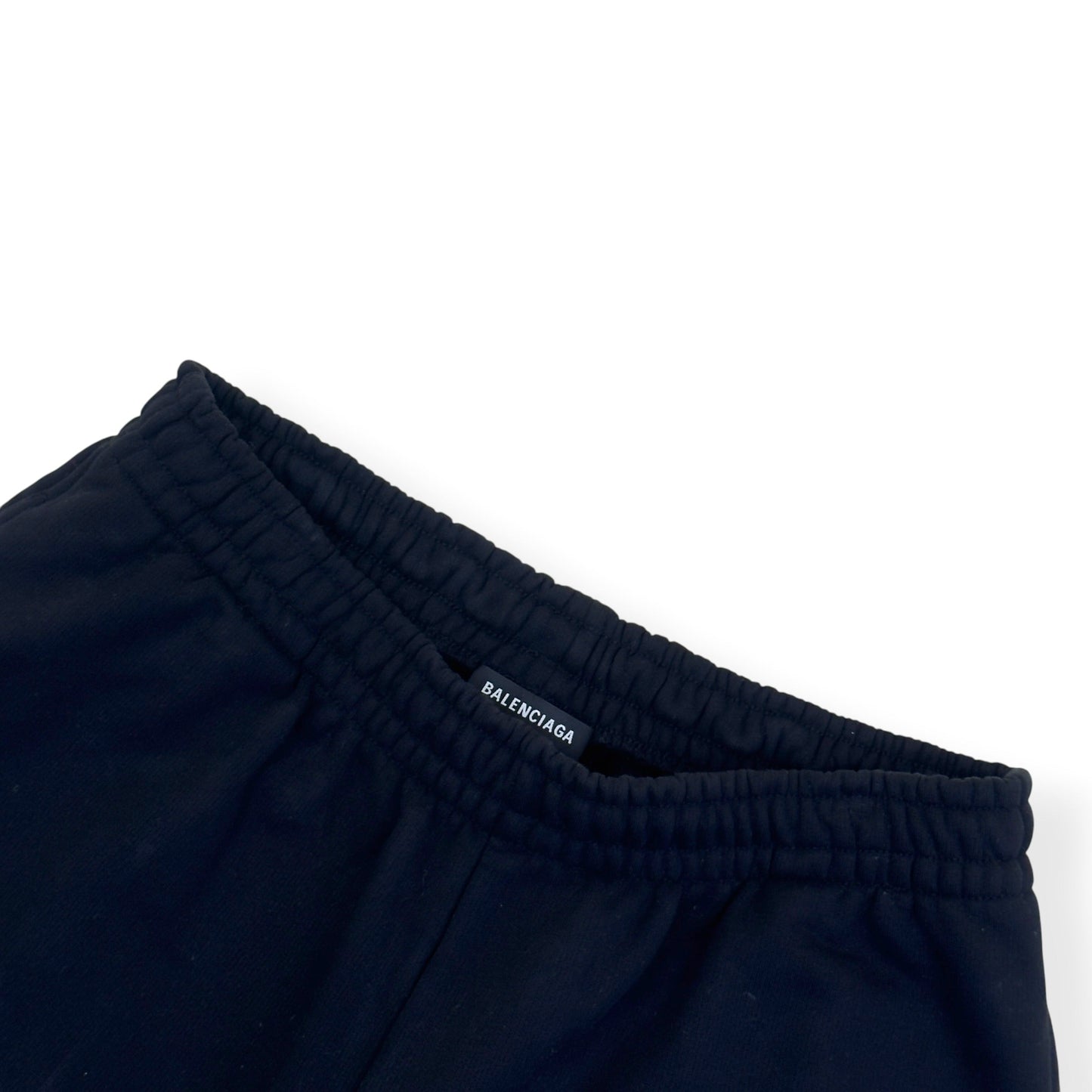 BALENCIAGA POLITICAL CAMPAIGN SWEAT SHORTS BLACK S | Small, Black