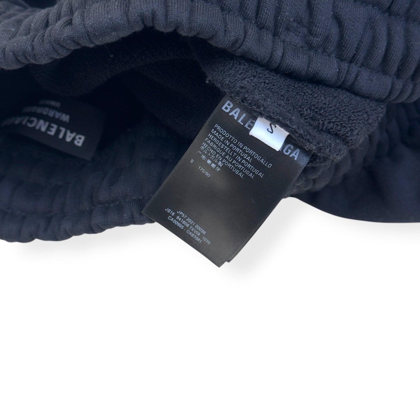 BALENCIAGA POLITICAL CAMPAIGN SWEAT SHORTS BLACK S | Small, Black