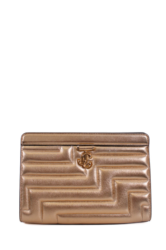 Jimmy Choo Clutch Gold M | O/S, Gold