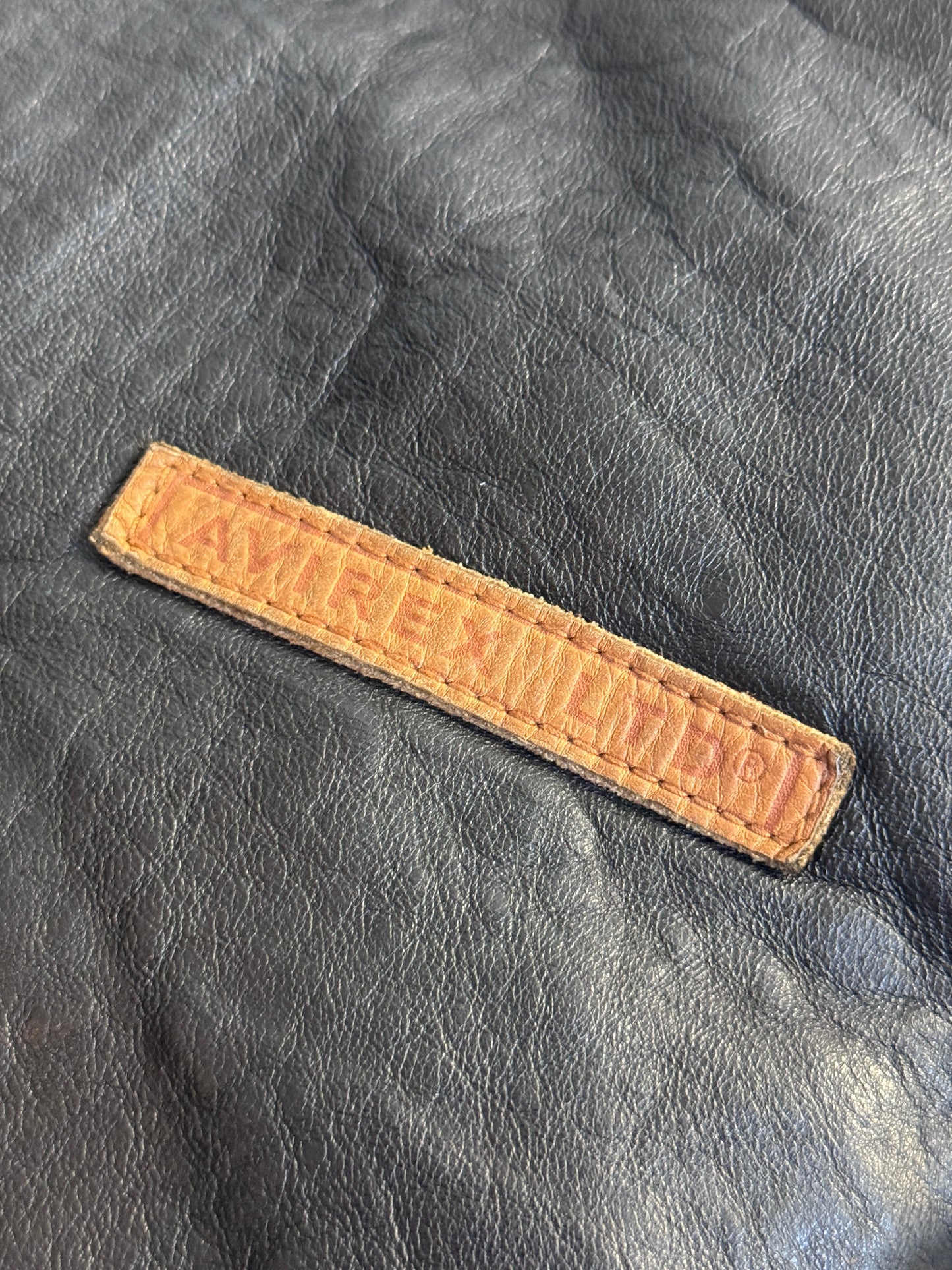 90s Avirex G-1 Leather Flight Jacket