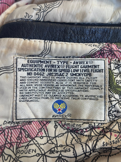 90s Avirex G-1 Leather Flight Jacket