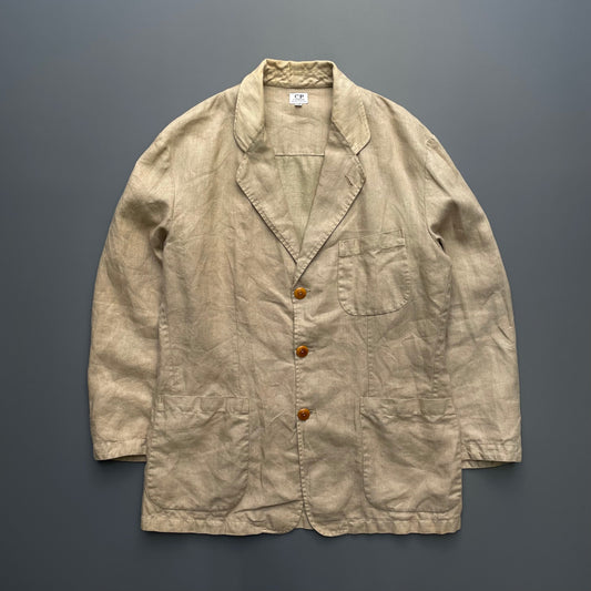 C.P. Company Beige 80s Ideas From Massimo Osti Linen Blazer | Large, Beige