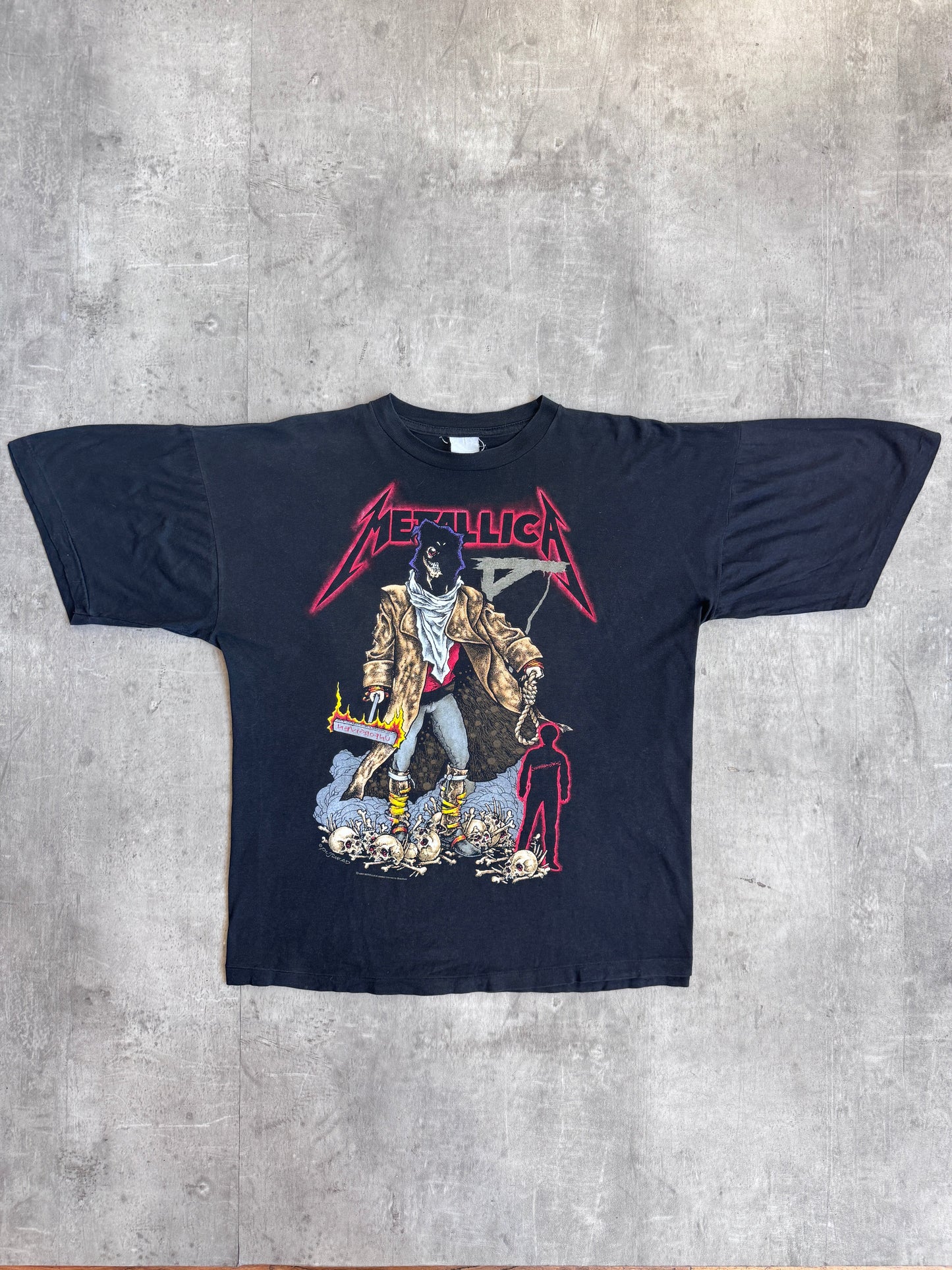 1992 Metallica Unforgiven Single Stitch Graphic Tee