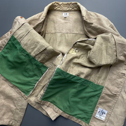 C.P. Company Beige 80s Ideas From Massimo Osti Linen Blazer | Large, Beige