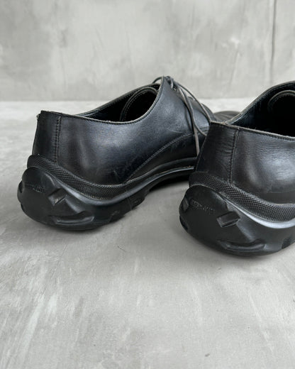 MIU MIU 90'S BUBBLE SOLE LEATHER DERBY'S - UK 11 / EU 46 | UK 11, Black