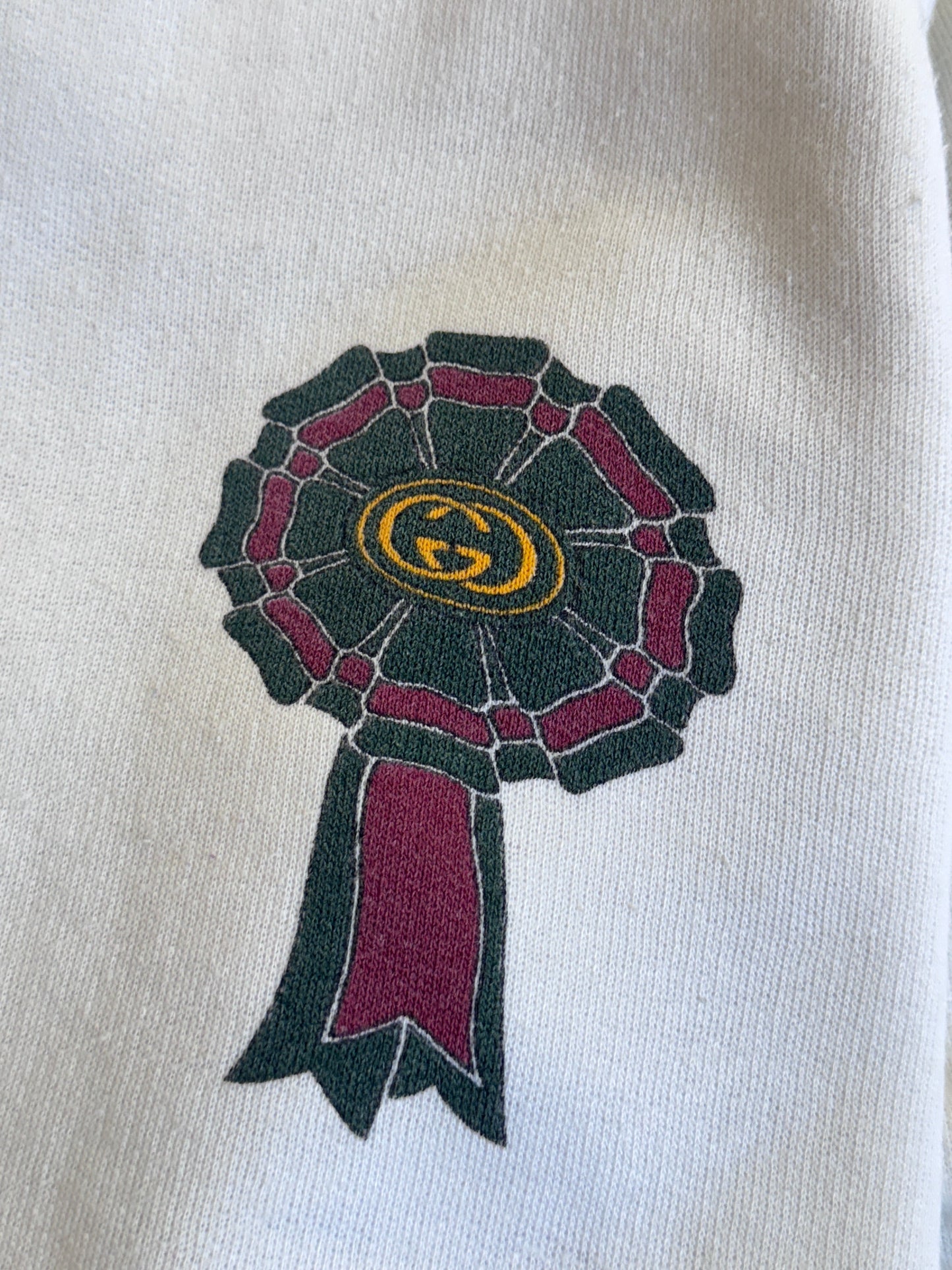 80s Gucci Trophy White Sweatshirt