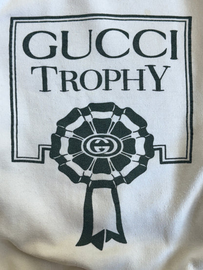 80s Gucci Trophy White Sweatshirt