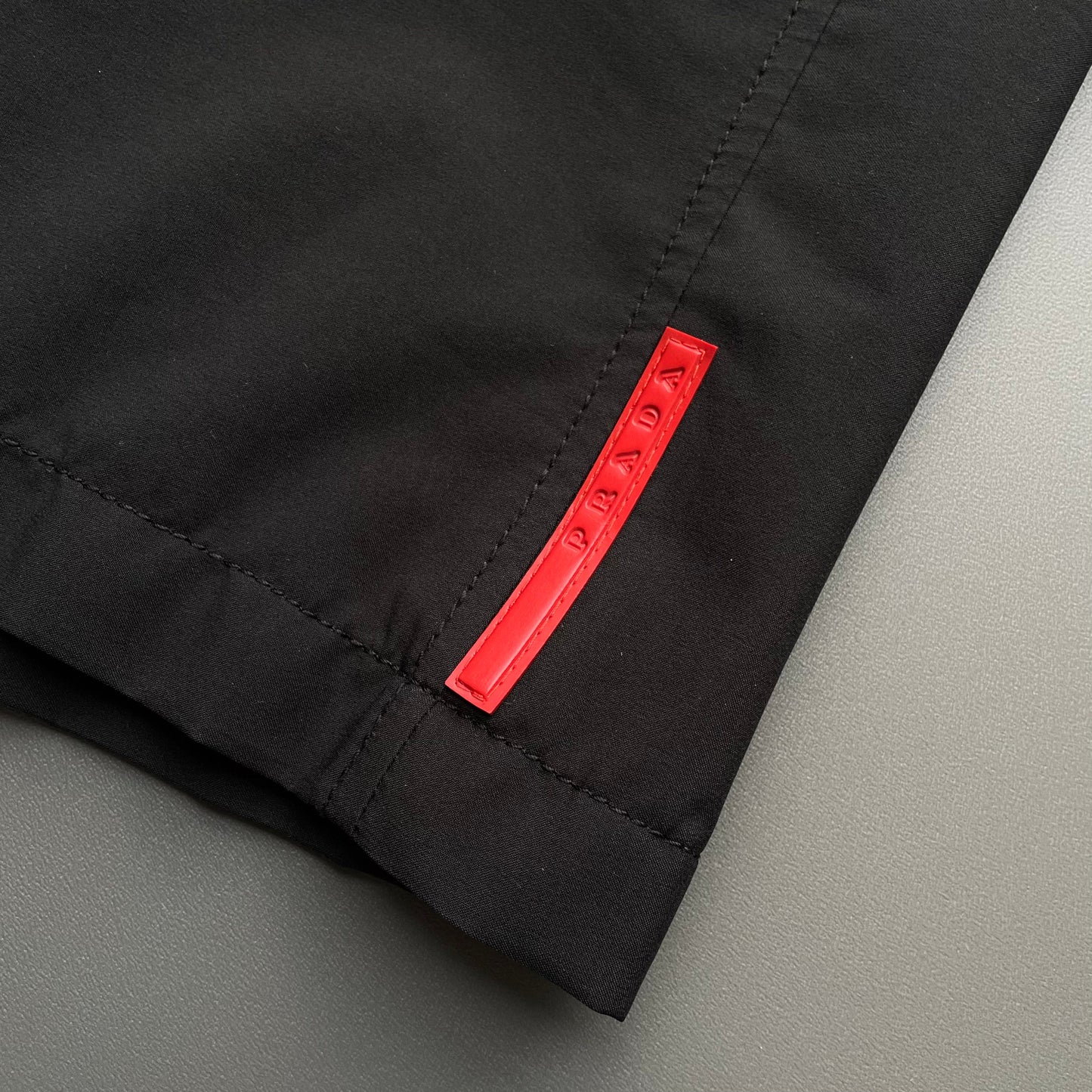Prada Sport Black 2006 Longline Trench Coat | Medium, Black