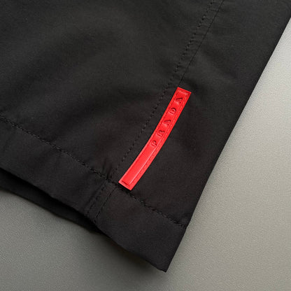 Prada Sport Black 2006 Longline Trench Coat | Medium, Black