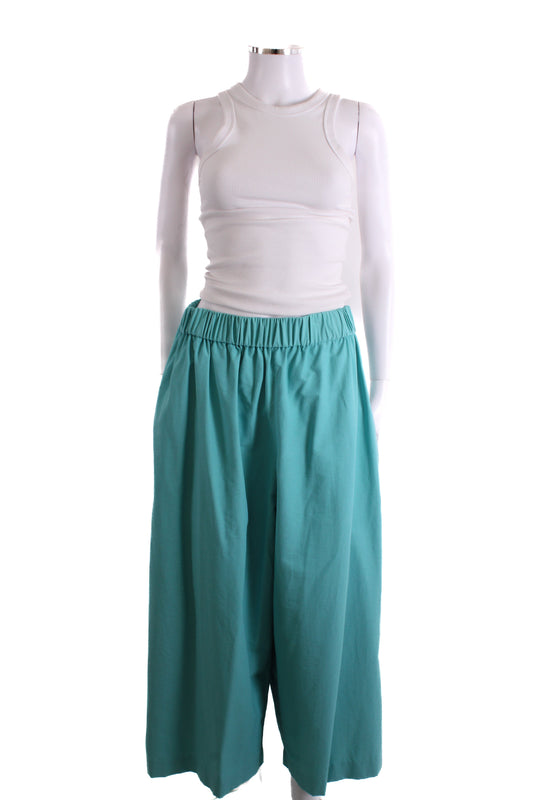 Acne Studios Nubia Archive Wide Leg Trousers Teal 42 | O/S, Teal