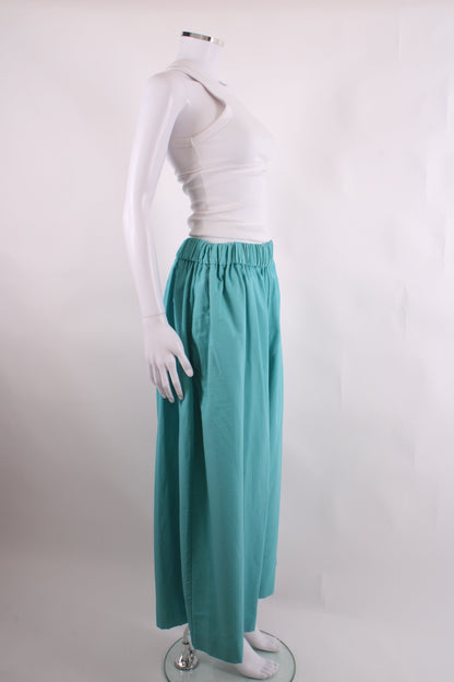 Acne Studios Nubia Archive Wide Leg Trousers Teal 42 | O/S, Teal