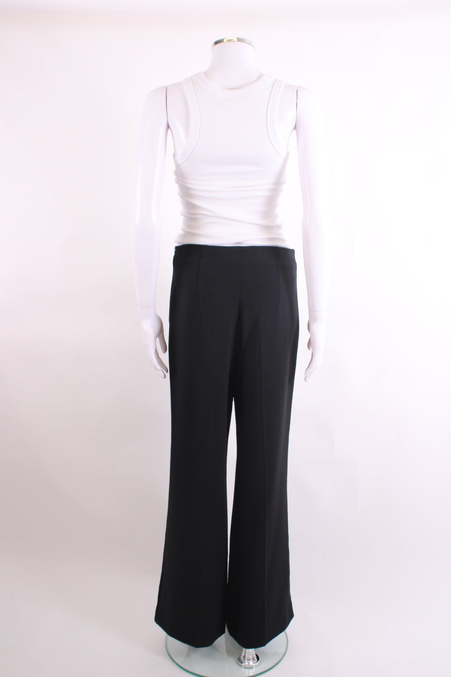 Roland Mouret Velvet Trim Trousers Black 12 | O/S, Black