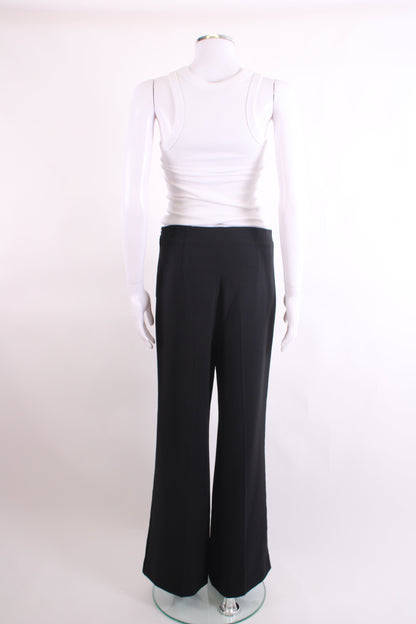 Roland Mouret Velvet Trim Trousers Black 12 | O/S, Black