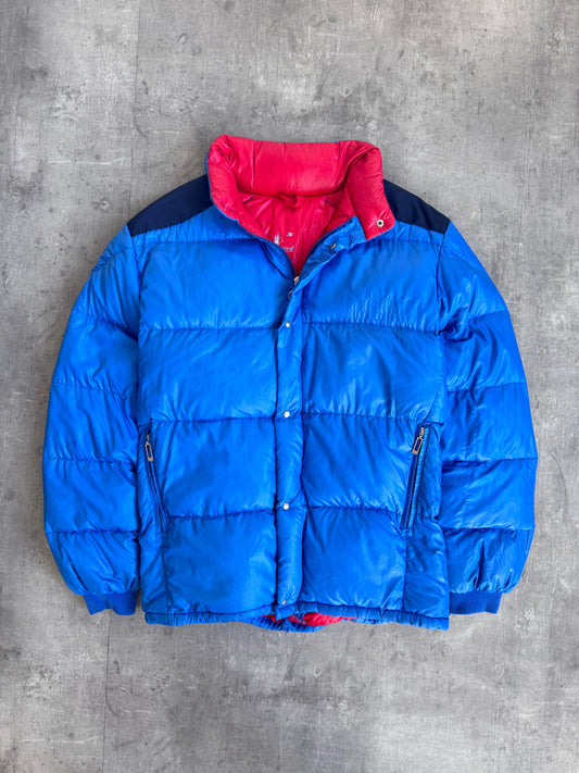 Moncler Shoulder Panelled Two Tone Puffer Down Jacket