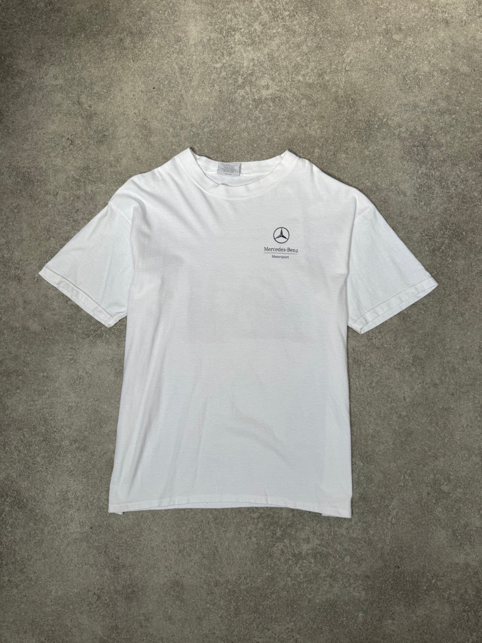 00s Mercedes-Benz White Graphic Tee