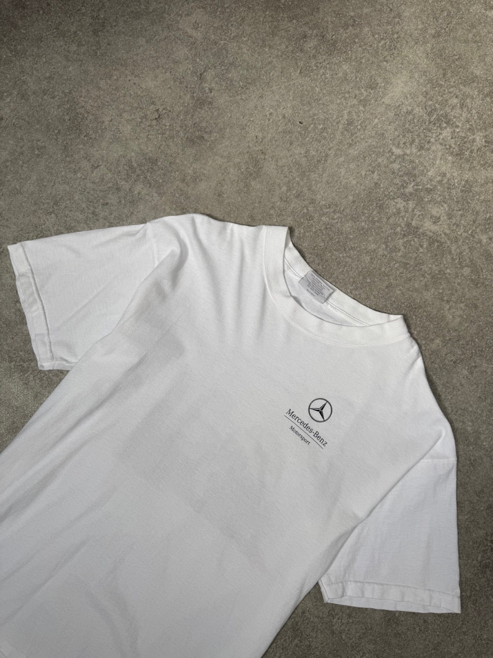 00s Mercedes-Benz White Graphic Tee