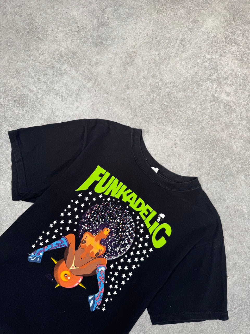 90s Funkadelic Graphic Black Tee