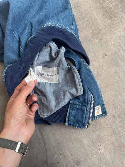 PPFM Embroidered Denim Bomber