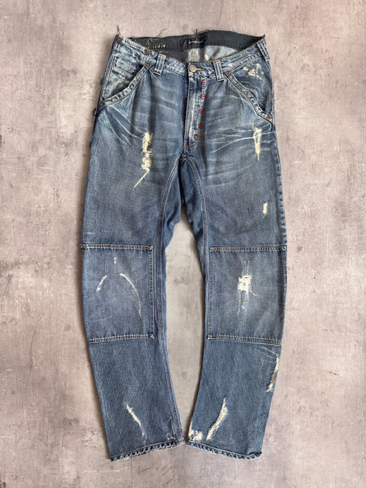 Andrew Mackenzie Distressed Denim Jeans