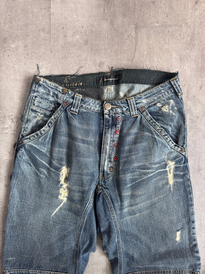 Andrew Mackenzie Distressed Denim Jeans