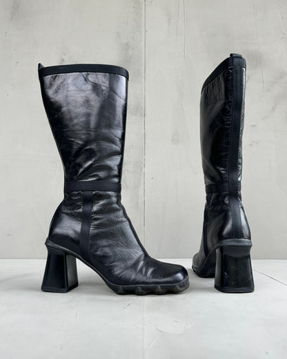 Miu Miu FW99 Bubble Sole Heeled Boots - EU 36.5