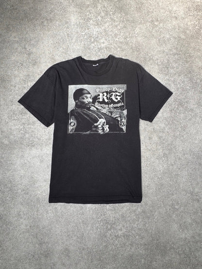 2005 Snoop Dogg ' Rhythm and Gangsta' Black Graphic Tee