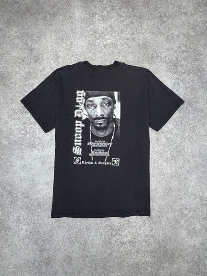 2005 Snoop Dogg ' Rhythm and Gangsta' Black Graphic Tee
