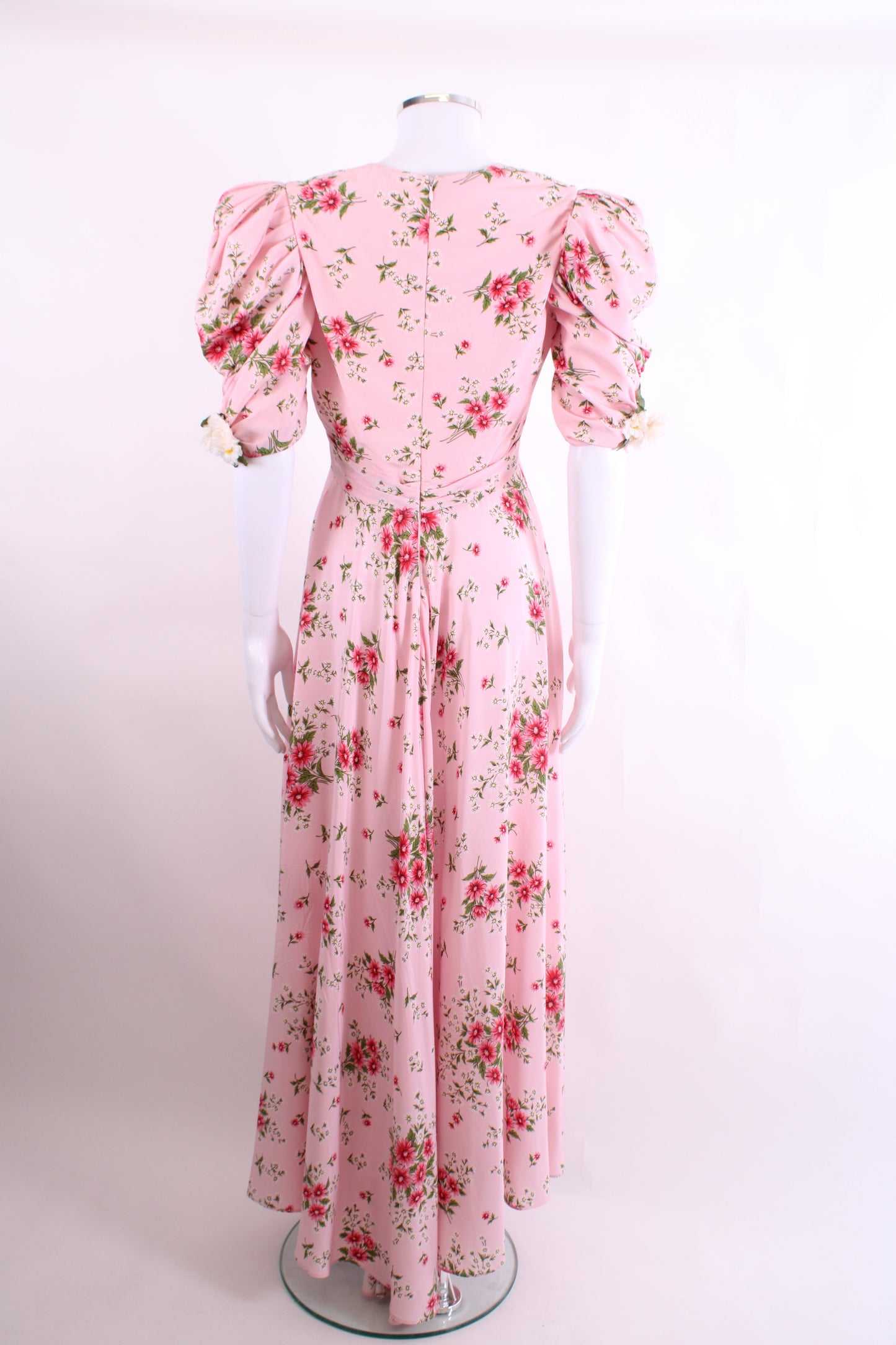 Rodarte S/S Floral Daisy Detail Dress Pink/ White M | O/S, Pink