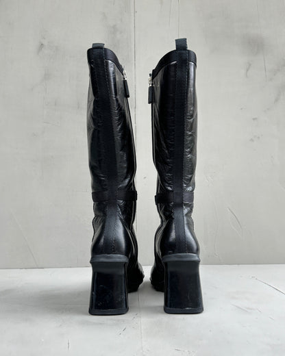 Miu Miu FW99 Bubble Sole Heeled Boots - EU 36.5