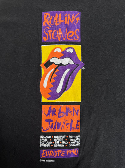 1990 Rolling Stone European Tour Single Stitch Graphic