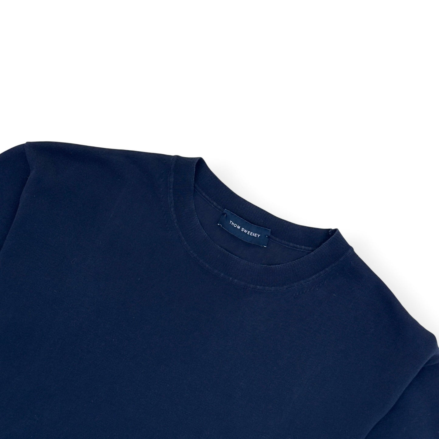THOM SWEENEY COTTON CLASSIC T-SHIRT NAVY L | Large, Navy