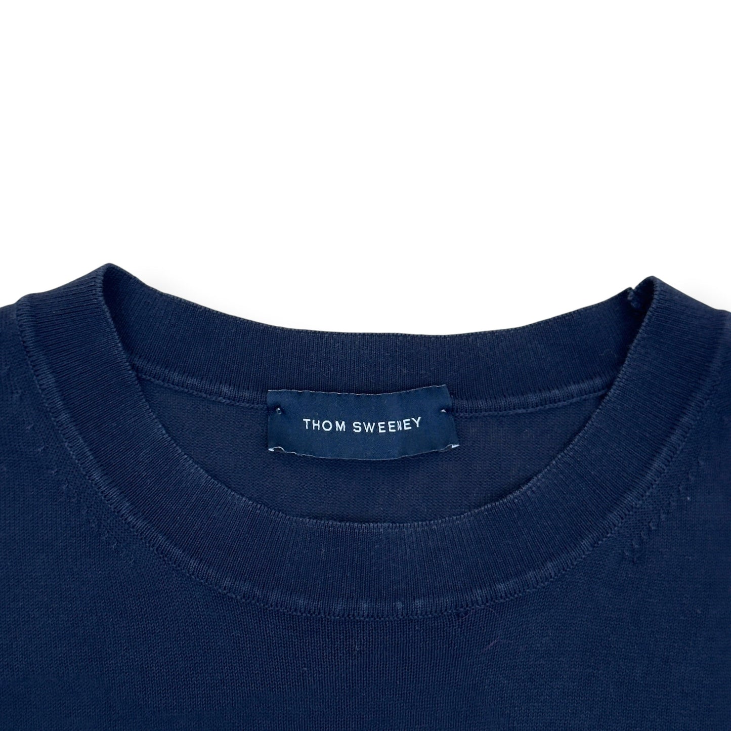THOM SWEENEY COTTON CLASSIC T-SHIRT NAVY L | Large, Navy