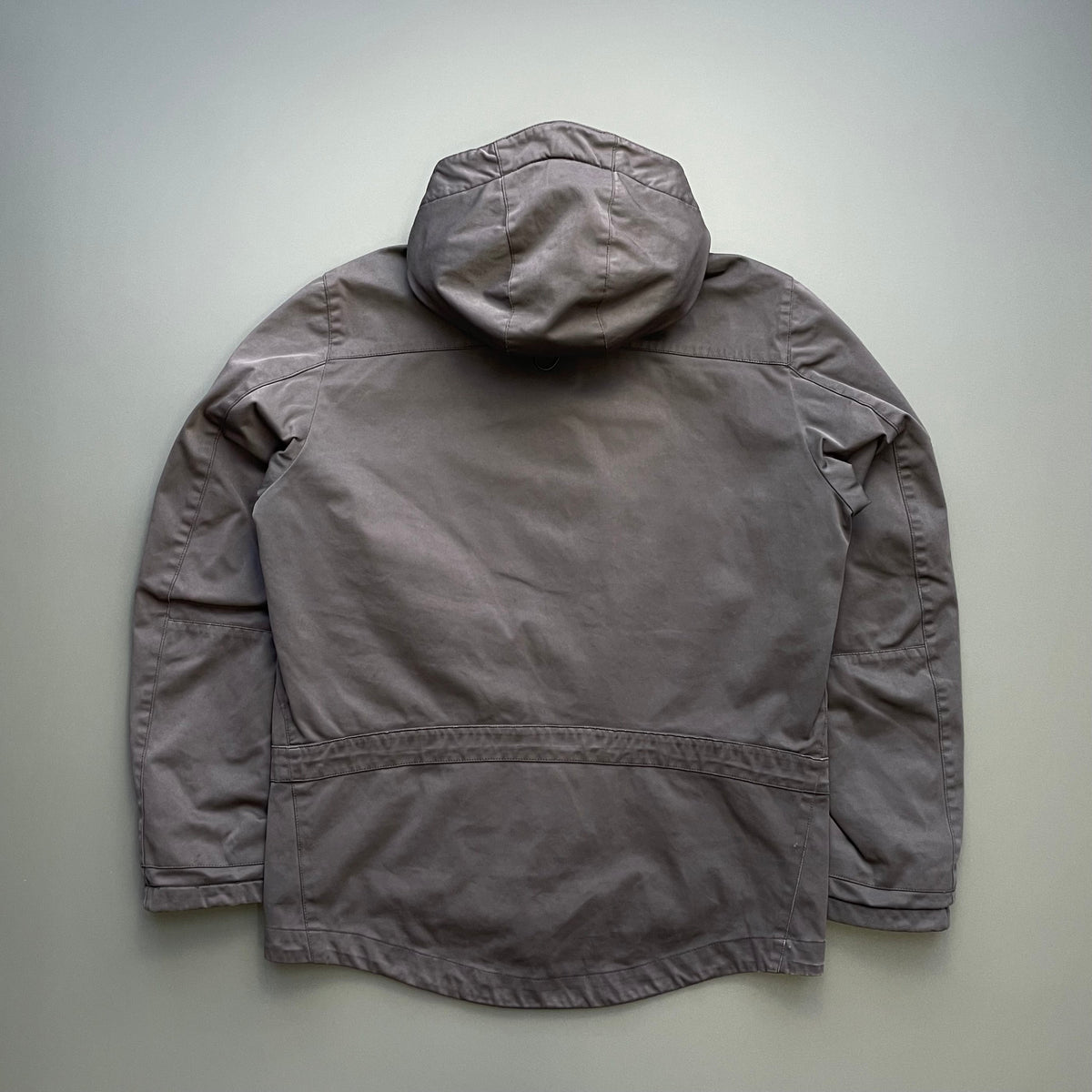 C.P. Company Grey AW09 Brushed-Feel Padded Hooded Jacket | Medium, Grey