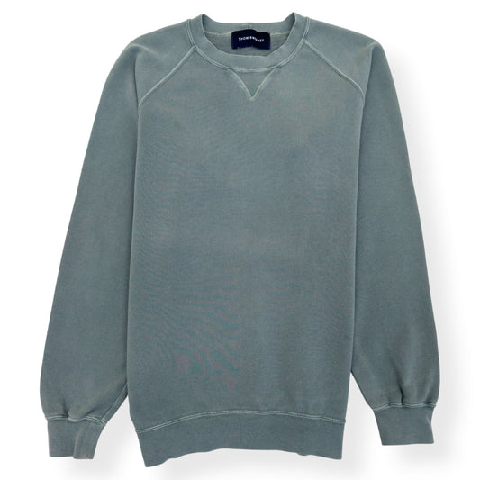 THOM SWEENEY COTTON RAGLAN SWEATSHIRT SAGE L | Large, Sage
